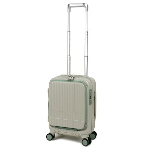 イノベーター スーツケース 機内持ち込み Sサイズ フロントオープン 21L 前開き hinomotoキャスター ストッパー付き 静音 軽量 かわいい おしゃれ LCC コインロッカー対応 PCポケット INV30 innovator