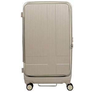 イノベーター スーツケース Mサイズ フロントオープン 75L フロントドア innovator かわいい おしゃれ 前開き hinomotoキャスター ストッパー付き TSAロック メンズ レディース ファスナー 国内旅行