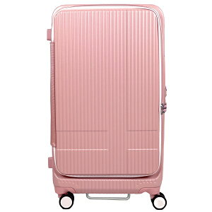 イノベーター スーツケース Mサイズ フロントオープン 75L フロントドア innovator かわいい おしゃれ 前開き hinomotoキャスター ストッパー付き TSAロック メンズ レディース ファスナー 国内旅行