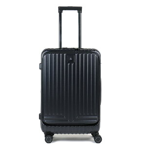 スーツケース ランバン フロントオープン Mサイズ 前開き 54L LANVIN en Bleu 軽量 ストッパー 静音 TSAロック ランバンオンブルー Virage Fastener ヴィラージュ ファスナー キャリーケース 4輪 国内旅