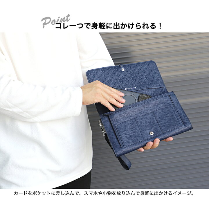 楽天市場】カステルバジャック バッグ ゴルフ セカンドバッグ メンズ  