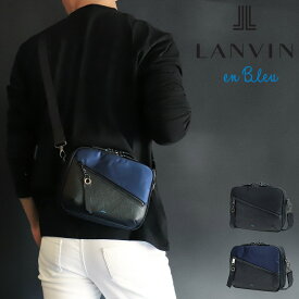 ランバンオンブルー ショルダーバッグ LANVIN en Bleu ミニショルダーバッグ Felix フェリックス 564121 日本製 ショルダーポーチ A5 メンズ レディース 斜めがけ かっこいい 大人 旅行 トラベル ナイロン レザー 革 通勤 斜め掛けバッグ 20代 30代 40代 50代 60代