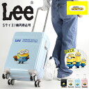 Lee リー ミニオン スーツケース キャリーケース キャリーバッグ 機内持ち込み 37L 42L 拡張 ブランド カジュアル かわいい Sサイズ メンズ レディース 小型 旅行 トラベル 4輪 1泊 2泊 3泊 ロゴ おしゃれ 人気 TSAロック ミニオンズ グッズ キャラクター 修学旅行 320-30000