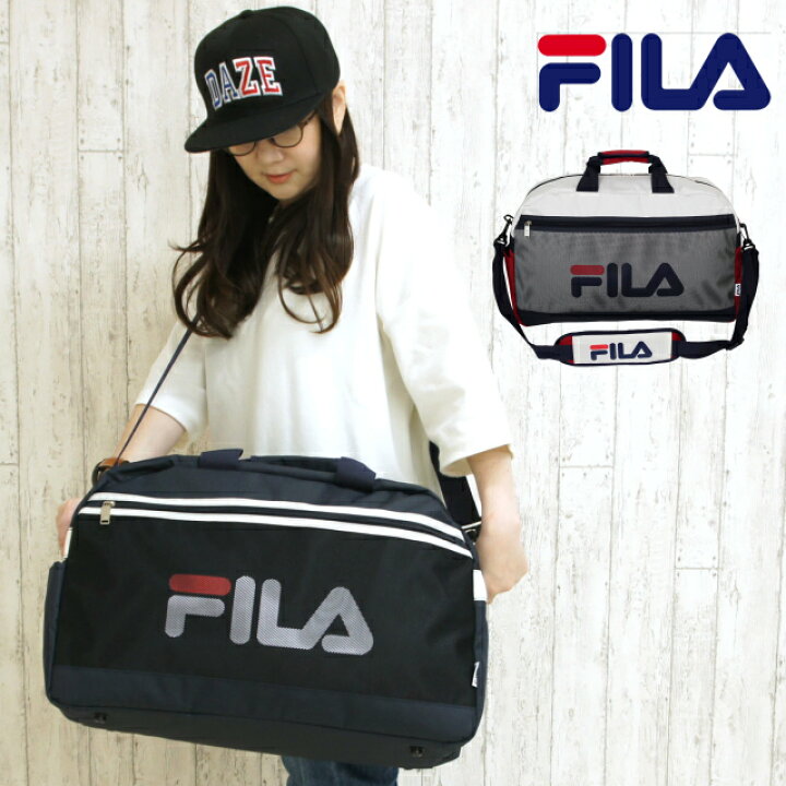 楽天市場 ボストンバッグ 修学旅行 高校生 Fila フィラ メッシュロゴ ボストンバッグ Fl 0001 部活 バッグ 合宿 スポーツバッグ 林間学校 キャンプ 3泊 2泊 男の子 男子 大人 メンズ 小学生 中学生 キッズ 斜めがけ スポーツブランド キッズ ベビー マタニティ