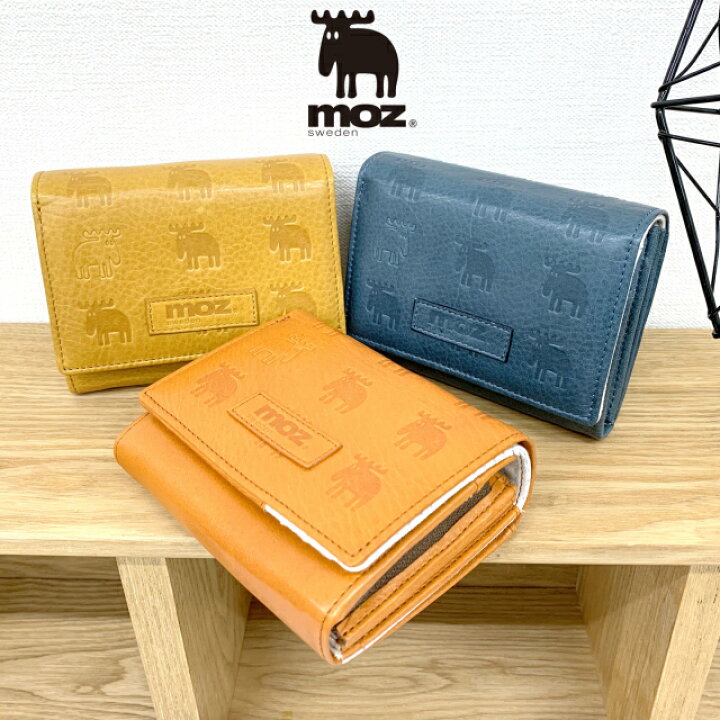 楽天市場 Moz 財布 Irregular 二つ折り財布 モズ 送料無料 レディース レディース財布 二つ折り 財布 革 ブランド かわいい 2つ折り財布 折り財布 小銭入れ付き オレンジ 茶 青 鹿 北欧 さいふ サイフ 二つ折りさいふ 折り財布 おしゃれ ママ 妻 30代 40代 50代
