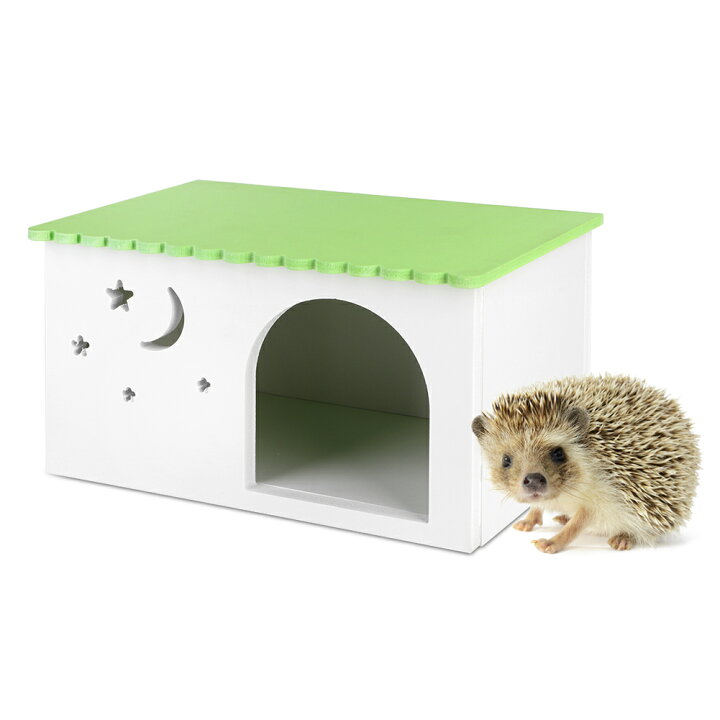 楽天市場 送料無料 ペット ハウス 動物小屋 窓付き ハムスターケージ ハムスターハウス 飼育 小動物用 ハムスター家 木製 通気 おしゃれ お手入れ 簡単 環境に優しい 組み立て簡単 ハリネズミ ウサギ 隠れ家 Baibaiyishop