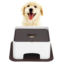 調節可能なプラスチックペット摂食テーブル滑り止めシリコンパッド付き小型犬用猫 (小型)