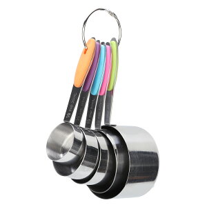 XeX̃XP[Jbv ϔMx[LOvʃJbv ƒ̑䏊𑪒肷v̐̂߂̑@\5s[Xc[(Measuring cup five piece set)