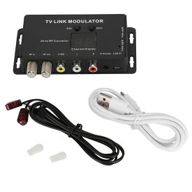 変調器 TM70 UHF TVLINK変調器AVからRFへのコンバーターチャンネルディスプレイ付きIRエクステンダー