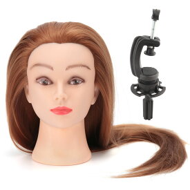 合成繊維マネキンヘッド美容師トレーニングヘッド美容人形ヘッド