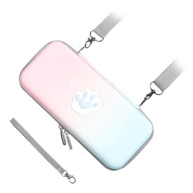 【可愛い肉球】 カラー選択可能 Nintendo Switch ケース Switch 2 / Switch 有機EL ケース 収納バッグ 耐衝撃 薄型 キャラクター スイッチ ライト Switch Oled 保護カバー 防水 落下試験済み 撥水表面 ゲーム カセット ジョイコン