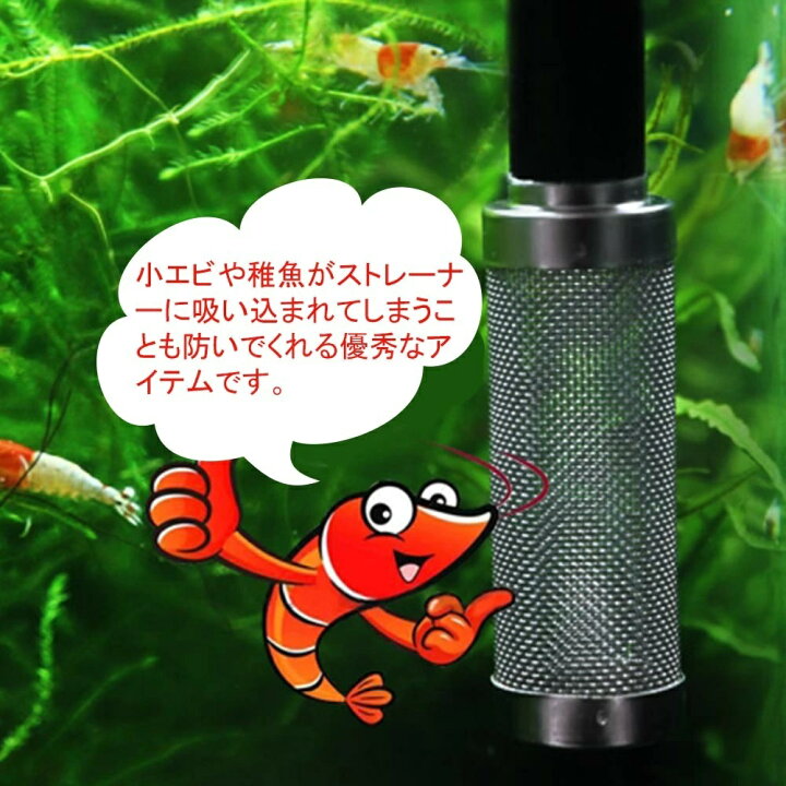 楽天市場 送料無料 ステンレススチールフィルター メッシュフィルター インレットケース 水族館魚タンクフィルター 網ストレーナー 細網 給水パイプ用 水草 エビ 稚魚 閉塞防止 水槽用品 濾過装置 ストレーナー アクアリウム 水槽 水族館 Baibaiyishop