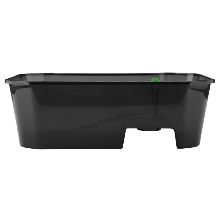 楽天市場 送料無料 亀 カメ 水槽 タートルタンク 爬虫類 両生類用ケース 亀箱 水槽 カメ生息地 爬虫類飼育箱 飼育ケース Pp製 日光浴 5エリア仕切り 小型 透明 爬虫類テラリウム Baibaiyishop