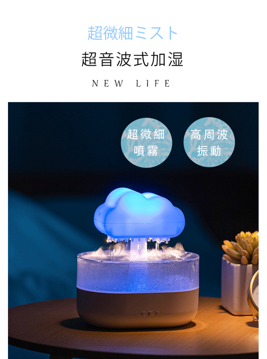 Amazon.co.jp: 加湿器 卓上 かわいい アロマ 超音波式 JAYFAN