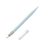 【送料無料】 デザインナイフ デザインカッター 替刃付き D-401P（b) パステルカラー ブルー 青 左右両用…