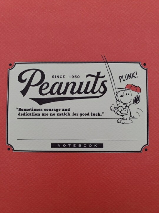 楽天市場 送料無料 スヌーピー ノート 大学ノート B5 7ｍｍ 野球 Baseball レッド Notebook ピーナッツ Peanuts 送料込565円 500円 ペットとくらしのお店いいネ