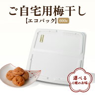 梅干し ご自宅用エコパック 600g 少しキズありつぶれあり【うめぼし　ウメボシ 干し梅 干梅 ご家庭用】