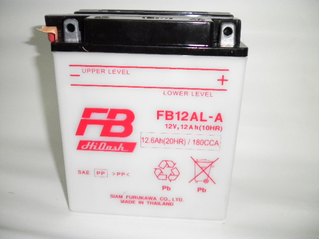 楽天市場】古河電池 FB12AL-A 【互換YUASA ユアサ YB12AL-A2 YB12AL-A