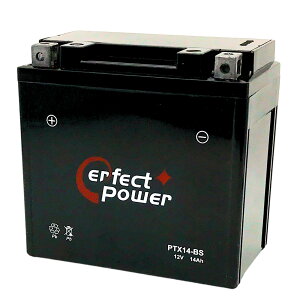 �p�[�t�F�N�g�p���[ PTX14-BS �o�C�N�o�b�e���[ �����[�d�� �y�݊� YTX14-BS GTX14-BS FTX14-BS DTX14-BS�z