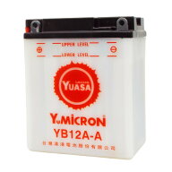 台湾ユアサ YUASA YB12A-A 開放型バッテリー 液別【互換 FB12A-A 12N12A-4A-1 GM12AZ-4A-1】