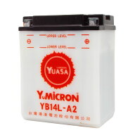 台湾ユアサ YUASA YB14L-A2 開放型バッテリー 液別【互換 FB14L-A2】
