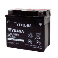台湾ユアサ YUASA YTX5L-BS バイクバッテリー【互換 DTX5L-BS FTX5L-BS GTX5L-BS】初期充電済　即使用可能