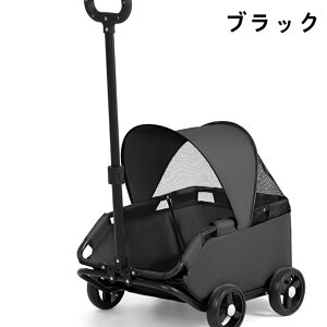 ペットカート 軽快走行 4輪ペットカート 対面式 耐荷重7KG 日焼け止め 折りたたみ 飛び出し防止 収納 ペットキャリー 犬カート ベビーカー キャリーワゴン 軽量 犬用バギー 中型 犬 小型犬 中