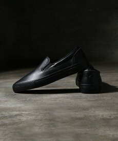 CONVERSE CS SLIP-ON SK LE(34201290)【コンバース CSスリッポンSK レザー】国内正規品 メンズ シューズ スニーカー 靴 フットウェア 本革 レザー ラバーソール スケボー スケシュー スリップオン シェブロンアンドスター