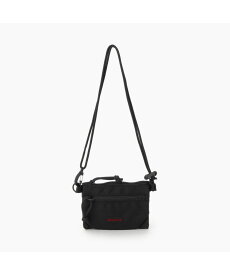 BRIEFING W ZIP PURSE(BRA241A26)【ブリーフィング Wジップパース】正規品 ミニバッグ 鞄 カバン ショルダーストラップ ミニポーチ ウォレット 小銭 コイン 小物収納 シンプル カジュアル ビジネス アウトドア フェス コーデュラエコ ナイロン ブラック