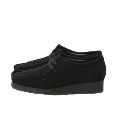 Clarks Wallabee. Black Sde - (26155522)【クラークス ワラビー ブラックスエード】国内正規品 レディース ウィメンズ レザーシューズ モカシン ブーツ フットウェア 靴 ストリート カジュアル シンプル ナチュラル 合わせやすい ローカット 23.0-24.5cm