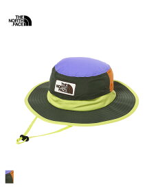 THE NORTH FACE Kids Grand Horizon Hat(NNJ02309)【ノースフェイス キッズ グランドホライズンハット】 国内正規品 子ども用 ハット ヘッドウェア 帽子 アウトドア バーベキュー サンシールド 紫外線対策 日よけ UVケア 通気性 S/M/L マルチカラー 24SP
