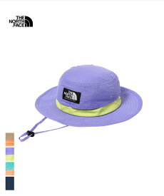 THE NORTH FACE Kids Horizon Hat (NNJ02312)【ノースフェイス キッズホライズンハット】国内正規品 ユニセックス 子ども用 ハット ヘッドウェア 帽子 アウトドア バーベキュー 紫外線対策 日よけ 通気性 UVケア M/L ネイビー ブルー パープル ベージュ 24SP