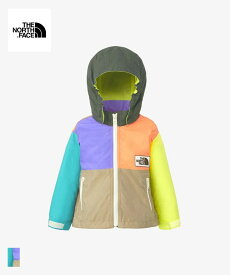 THE NORTH FACE B Grand Compact Jacket(NPB72312)【ノースフェイス ベビー グランドコンパクトジャケット】国内正規品 ベビー服 キッズ 子供服 アウター ウインドブレーカー フルジップ ストリート カジュアル シンプル アウトドア 80/90cm マルチカラー 24SP