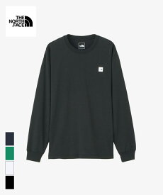 THE NORTH FACE L/S Small Box Logo Tee (NT32441)【ノースフェイス ロングスリーブスモールボックスロゴティー】国内正規品 メンズ トップス Tシャツ 長袖 ロンT カジュアル シンプル ストリート ブラック グリーン ネイビー ホワイト S/M/L/XL 24SP