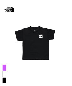 THE NORTH FACE B S/S Small Square Logo Tee(NTB32358)【ノースフェイス ベビー ショートスリーブスモールスクエアロゴTシャツ】国内正規品 ベビー服 キッズ トップス 半袖 カジュアル ストリート シンプル 子供服 80/90cm ブラック ホワイト パープル 24SP