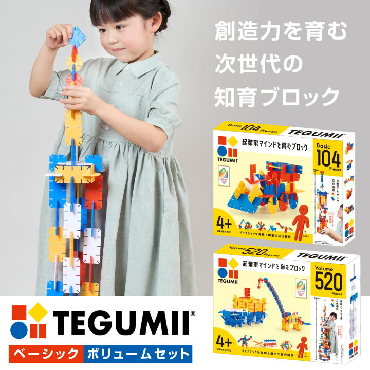 楽天市場】テグミー TEGUMII ☆グッドトイ受賞☆ 知育玩具 ブロック 