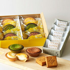 【送料無料】BAKE CHEESE TART チーズタルト 6P & PRESS BUTTER SAND プレスバターサンド 5個 食べ比べセット【公式】【母の日 お取り寄せ プレゼント 常温 高級 手土産 お菓子 スイーツ 洋菓子 焼き菓子】