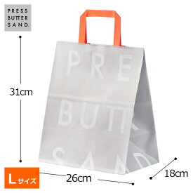 ＜エントリーでP10倍！29日9:59まで＞PRESS BUTTER SAND 紙手提げ袋（L）2026 ギフト 個包装 プチギフト お配り お取り寄せ プレゼント 高級 手土産 お菓子 スイーツ 洋菓子 焼き菓子 詰め合わせ 誕生日 おしゃれ お礼 内祝い