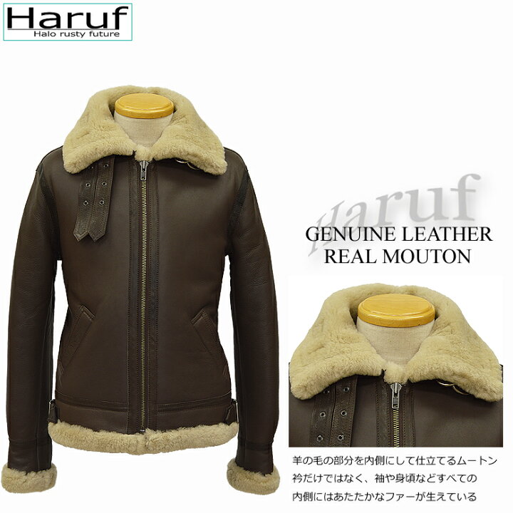 楽天市場】ムートンジャケット ムートンコート メンズ B3 フライト  