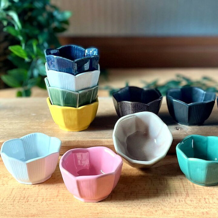 楽天市場】【桔梗型豆鉢】 桔梗型珍味 全28色 豆鉢 小鉢 和食器  