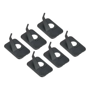 PATIKIL アローレスト 6個入りのプラスチック製粘着式アーチェリーアローサポート 右手用コンパウンドリカーブボウ向け