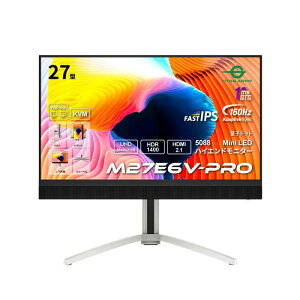 TITAN ARMY ʎqhbg MiniLED HDR1400 27C` Q[~Oj^[ M27E6V-PRO FastIPS 4K 160Hz 1ms HDMI2.1 PS5VRRΉ PIP/PBP KVMΉ 90Wd  c]