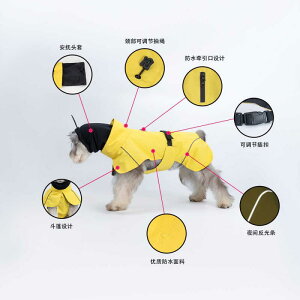 犬用レインコート エプロン ペット用品 雨具 レインウェア ファッション カジュアル 汚れ防止 防水 通気性 軽量 アウトドア 散歩 ピンク ブラック グリーン