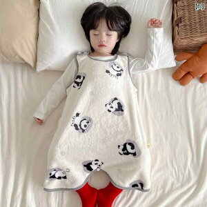 子供 パジャマ かわいい ファッション 安眠アーティファクト 赤ちゃん用品 マタニティグッズ ナイトガウン ノースリーブ 秋冬 暖かい フランネル パンダ ダイナソー ベア