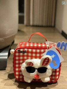 化粧ポーチかわいい 化粧品 バッグ おしゃれ 綺麗 女性用 2024年 ポータブル トラベル トイレタリー 手持ち 大容量 パーティション 収納袋 キュート チェック柄