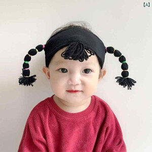 ヘアバンド レディース カジュアル おしゃれ ファッション 赤ちゃん用品 幼児向け ヘアアクセサリー 髪飾り かつら ウィッグ 編み込み 韓国 おもしろ