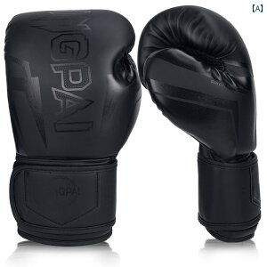 ボクシンググローブ 格闘技 キック サンドバッグ 練習 トレーニング プロ 戦闘 ムエタイ 競技 フィットネス 厚手 通気性 大人 ブラック ホワイト