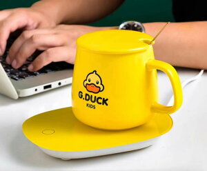 カップウォーマー 保温 コースター ベース デスクトップ アーティファクト ホットミルク コーヒー スープ 紅茶 お湯 あたたか マグカップ 一定温度 55度 加熱 スマート 家電 イエロー ピンク