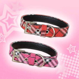 シンプル 短め カジュアル おしゃれ Y2K チョーカー　ネックレス　レディース S ラビットの 赤い チェック 柄の 首輪 / Y2K ホット ガール ミレニア ル レトロ イン パンク サブカルチャー チョーカー