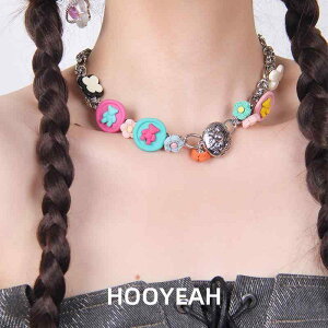 �V���v�� �Z�� �J�W���A�� ������� Y2K �`���[�J�[�@�l�b�N���X�@���f�B�[�X HOOYEAH �h�[�p�~�� �x�A �X�C�[�g �N�[�� �z�b�g �K�[�� �`���[�J�[ �l�b�N���X ���� �p���N ���g�� �X�v�����O 